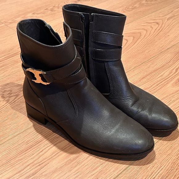 Tory Burch short leather boots - Picture 1 of 6